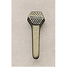 Microphone Marken Design Cast Lapel Pin (3/4")