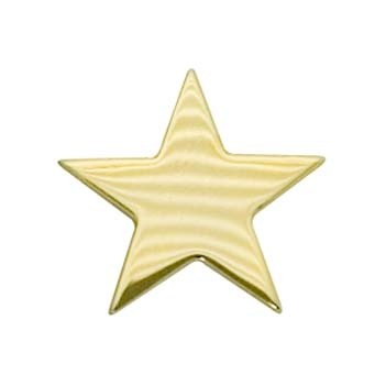 Medium Flat Star Cast Stock Jewelry Pin