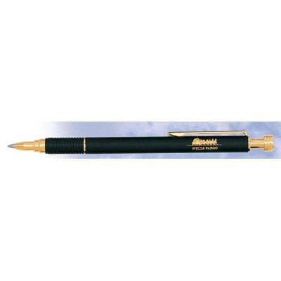 Monogram Brass Barrel Ball Point Pen w/ Gold Plating (Siikscreen) - ON SALE - LIMITED STOCK