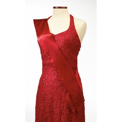 Red Pageant Sash