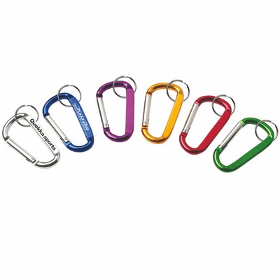 Carabiner w/split Ring