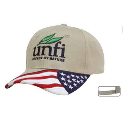 U.S.A. Flag Bill Cap