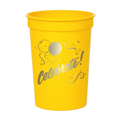 12 Oz. Smooth Colored Stadium Cup (Petite Line)