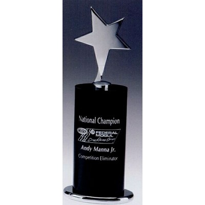 Large Black Crystal Stellar Tower Award