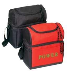 Cooler Lunch Bag w/ Leather Like Bottom (9 1/2"x12")