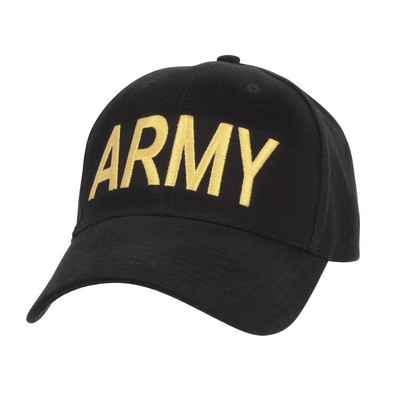 Black Army Supreme Low Profile Insignia Cap