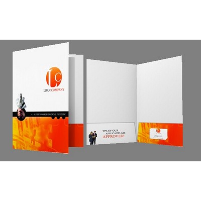 FULL COLOR Presentation Folder w/ Matte Finish