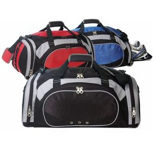 Deluxe Poly Duffel Bag w/Shoe Storage (23"x11"x10")