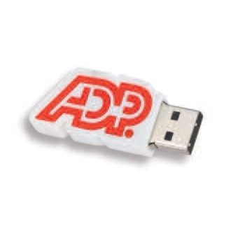 32 GB Custom PVC USB Drive w/ Key Chain