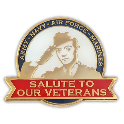 Salute to Veterans Pin