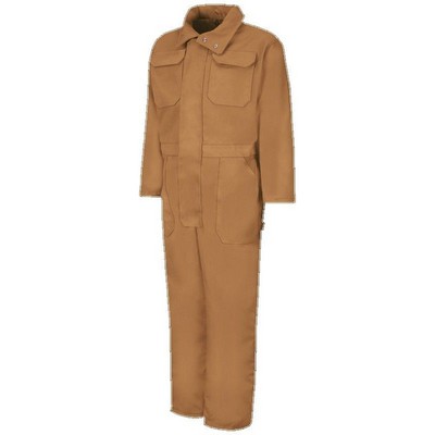 Red Kap™ Insulated Blended Duck Coverall - Brown Duck