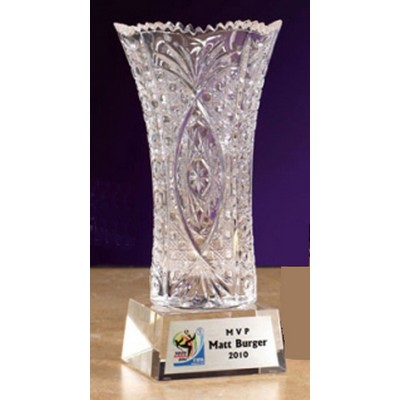 8.5" Chesnay Crystal Vase