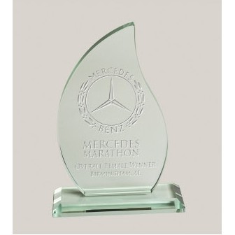 7.75" Flame Glass Award