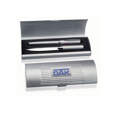 Metal Double Pen Box