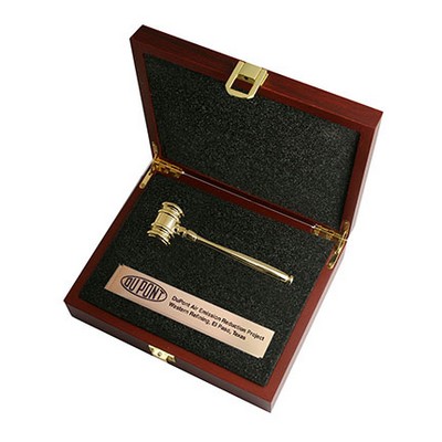 Wood Box for Gold Gavel