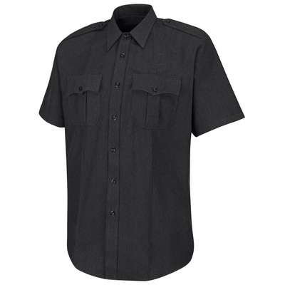 Men's Sentry™ Plus Shirt w/ Zipper & Short Sleeves - Black