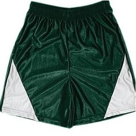 Adult Athletic Cool Mesh Cloth Short w/7" Inseam & Contrast Front Side Panel