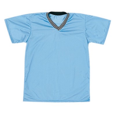 V-Neck Soccer Adult Dazzle Jersey Shirt w/ Neck Trim