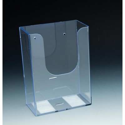 Extra Capacity Wall Mount/Countertop Brochure Holder for Trifold Literature (Up to 4" W)