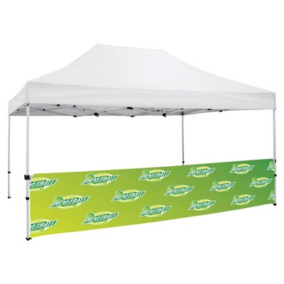 15' Tent Half Wall (UV-Printed Mesh)