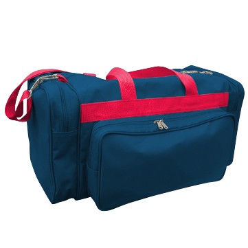 600 Denier Polyester Duffel Bag w/Pocket (22"x10.5")