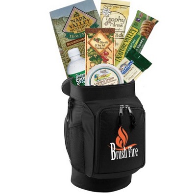 Golf Cooler w/Snacks (Black)