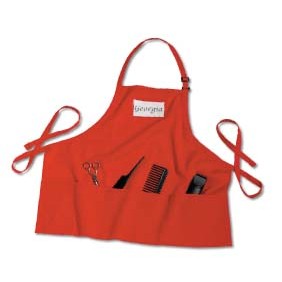 Name Tag Apron W/ Pockets (27"x30")