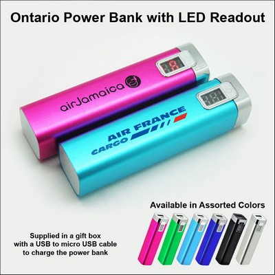 Ontario Power Bank 2600 mAh