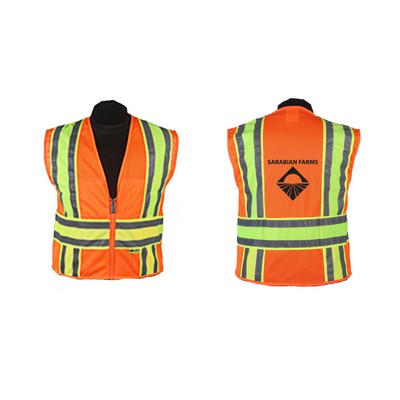 Orange safety vest, Minnesota style (med-5xl)