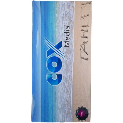 30" X 60" Full Color Beach Towel