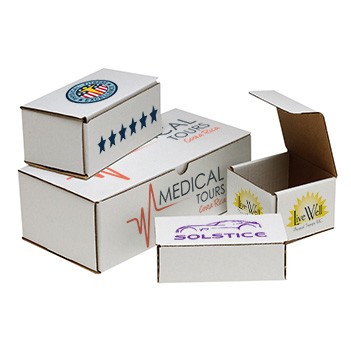 Full Color Printed White Mailer Box (10"x4"x2")