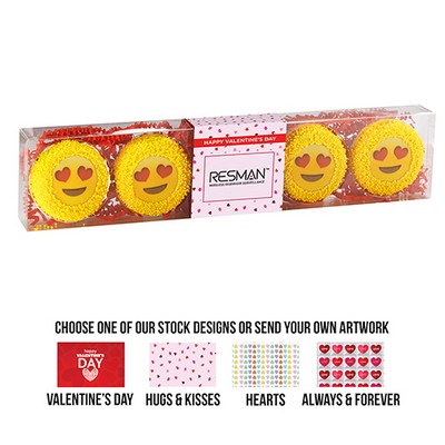 Charming Chocolate Covered Oreo® Gift Box - Emoji Design (5 pack)