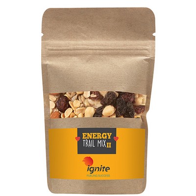 Resealable Kraft Pouch w/ Energy Trail Mix II