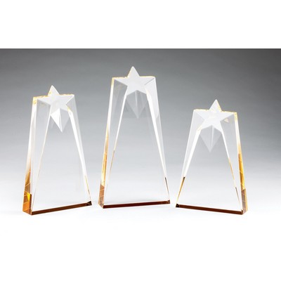 Large Gold Acrylic Shooting Star Award