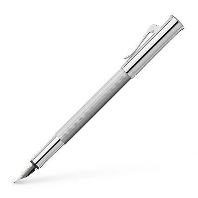 Guilloche Barley Rhodium Fountain Pen