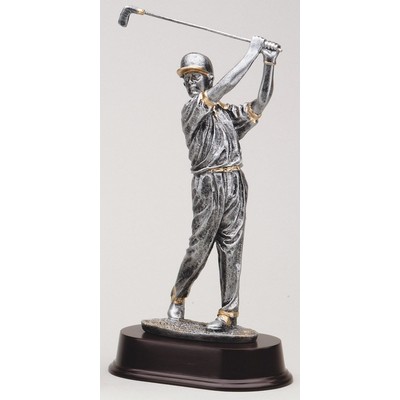 Resin Male Golfer Statue