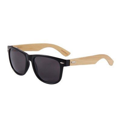 Bamboo Sunglasses - Smoke Lenses