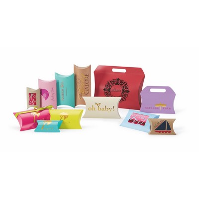 Colored Pouch Boxes w/ Handle (15"x 10"x 2")