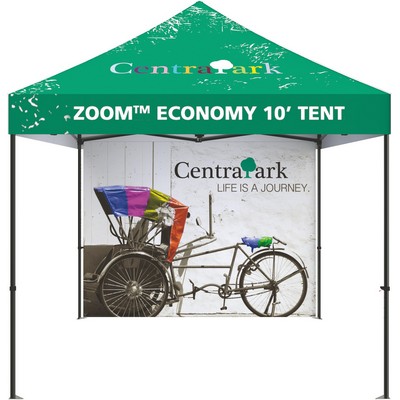 10' Zoom™ Tent Economy & Standard Single-Sided Full Wall Graphic Only