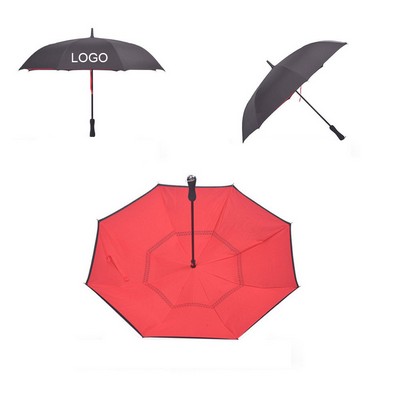 Reversed Umbrella W/ Straight Holder