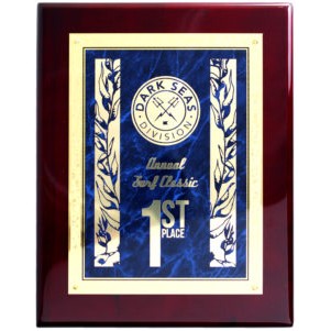 Rosewood Plaques w/Brass Plate (8"x10")