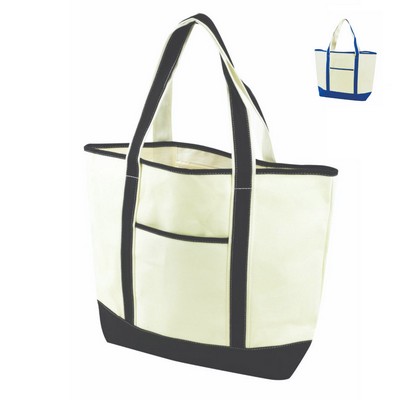 15Oz. Heavy duty cotton boat tote