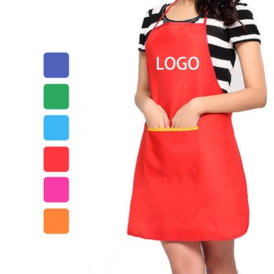 Non-Woven Cooking Apron w/Pocket