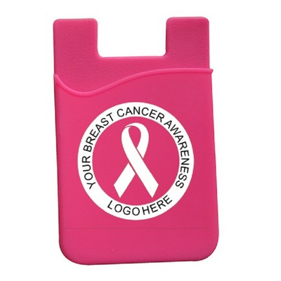 Breast Cancer Awareness Silicone Phone Holder