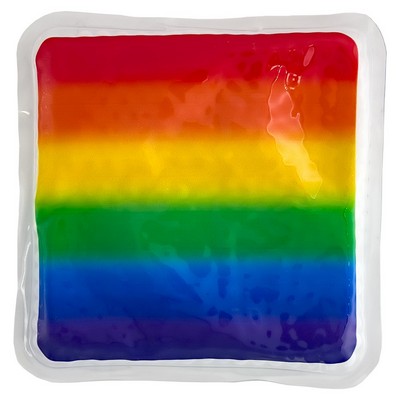 Rainbow Square Gel Beads Hot/Cold Pack