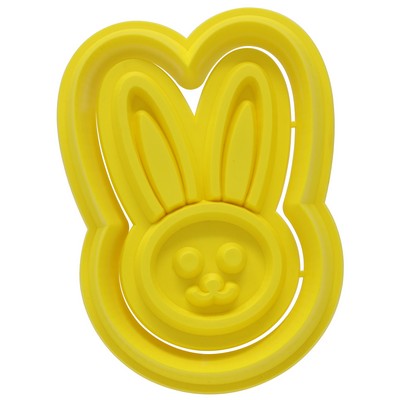 4" Bunny Cookie Cutter-Press Combo