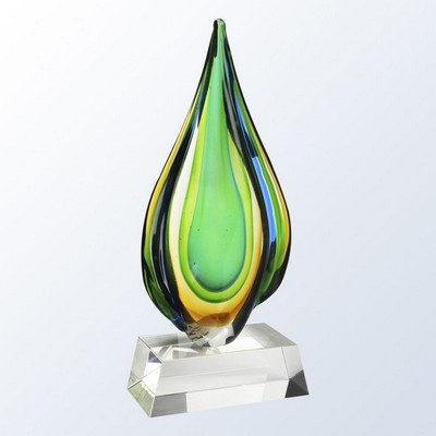 Rainforest Award w/Clear Base Award