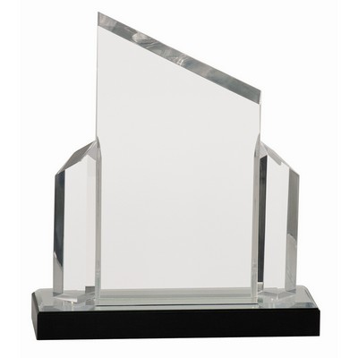 7" x 8" Silver Beveled Post Impress Acrylic Award