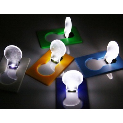 Portable Pocket LED Credit Card Light Bulb For Christmas