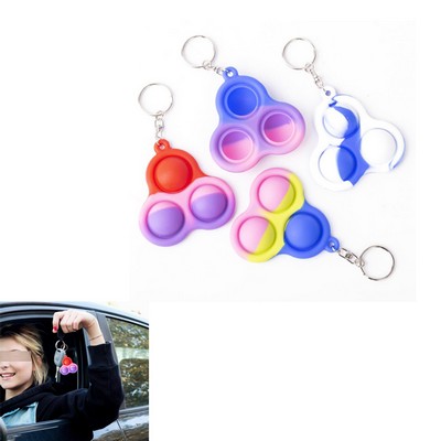 Push Bubble Keychain